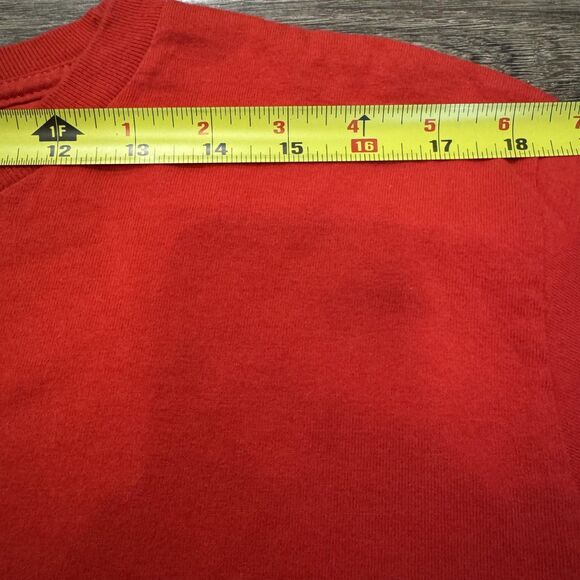 Vintage Top Heavy Shirt Youth XL Red Long Sleeve Monkey Skate Tee Y2K 00s - Picture 6 of 10